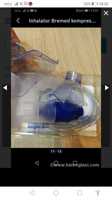 Inhalatori, nebulizatori: Inhalator 3D 5001 kompresorski dobar u kompletu — 6