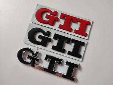 argon boca cena: NATPIS GTI LEPLJENJE ZA VOLKSWAGEN GOLF, POLO, SCIROCCO | Natpis GTI — 3