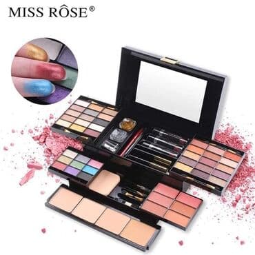 Šminka: Cena 3300 din Set za šminkanje Miss Rose sadrži: Senka u 39 boja 6 — 2