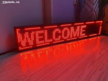 Reklamiranje, štampanje: Led svetleca reklama spoljna 105cm x 20,5cm x 6cm LED svetleca reklama — 1