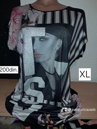 crop top c a: A-Dress, M (EU 38), Poliester, bоја - Šareno — 18