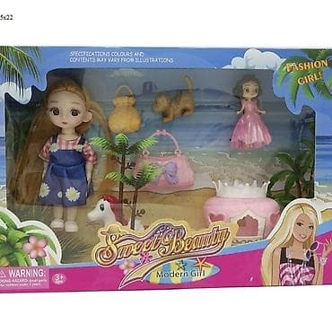 moderne svečane haljine: Set lutkica “Sweet Beauty – Modern Girl” (Fashion Girl) – mini lutka u — 1