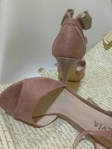 Pumps: Stileto potpetice,rose boja,Novo,velicina 40.Cena 1400 — 3