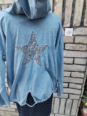 kamel sako: Kardigan sa kapuljacom vel L
Fleka na kapuljači — 3