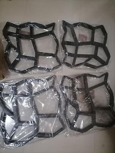 crni parkside alat: Plastični kalup za beton – šablon za izradu staza i pločnika - — 2