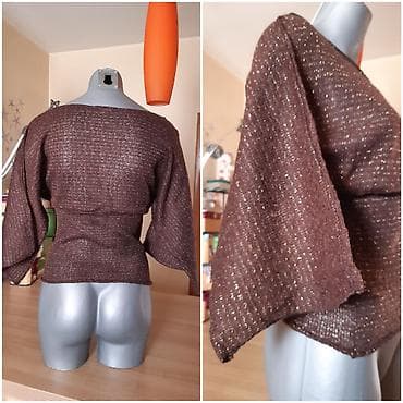 armani code zenski: Kikiriki ženski džemper/bluza sa šišmiš rukavima - Veličina: odgovara — 3