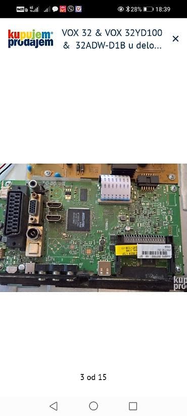 daljinski za tv sharp aquos: VOX 32” televizori – delovi Dostupni delovi za modele: - VOX 32YD100 — 3