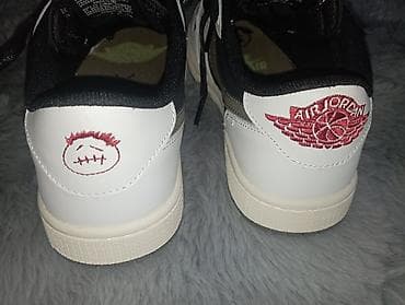 crne lakovane sandale: Patike Nike Air Jordan 1 – Travis Scott inspiracija - Model: AJ1 — 4