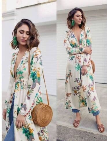 leprsave duge haljine: Zara S (EU 36), Long sleeves — 2