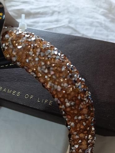 Naočare: Set aksesoara: masivna rajf traka i minđuše - Rajf: širok, tapaciran — 3