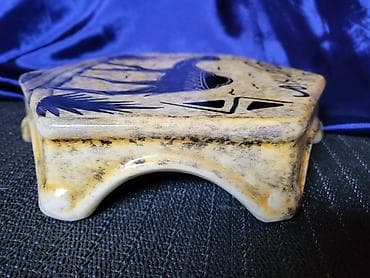 case za vodu metalac: Postolje Tunis,vintaz univetzalno,rucno oslikano,pa glazirano — 8