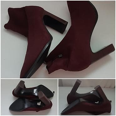 adidas svetlece patike: Nove Zara Woman čizmice – model „čarapa” u elegantnoj bordo boji. - — 3
