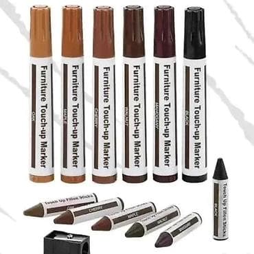 Set od 8 flomastera i 8 vostanih za popravku ogrebotina na namestaju na lalafo.rs Set od 8 flomastera i 8 vostanih za popravku ogrebotina na namestaju