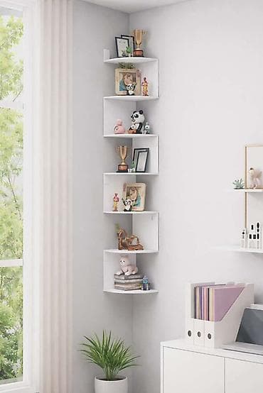 Home care products, Housewares: Ugaona zidna polica – moderan zig-zag dizajn Prodajem praktičnu i — 3