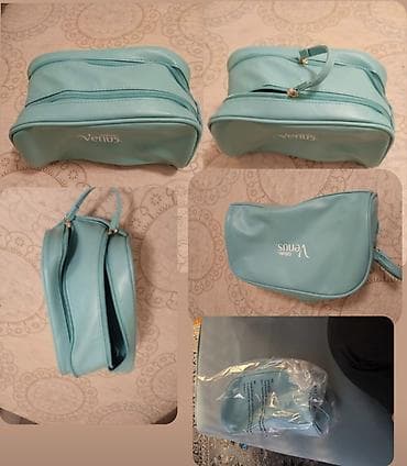 Kozmetička torbica Gillette Venus – tirkizna - Materijal: veštačka