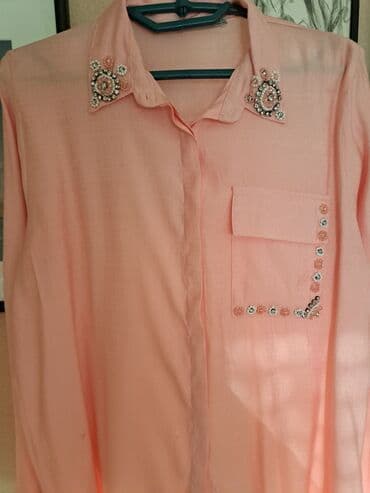 pull and bear suskavac: L (EU 40), Jednobojni, bоја - Roze — 6