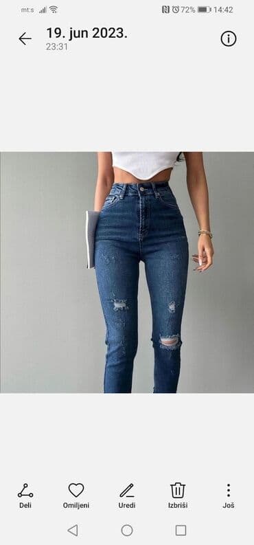 Skirts: Farmerice jednom nošene
Vel 27
BUKVALNO nove — 3