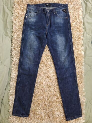 Women's Sweatshirts: Original REPLAY farmerke – tamno plavi denim sa prijatnim izbledelim — 2