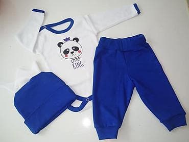 Ostale dečije stvari: 3 dekni kompletic Vel 56-62 dvobroj do 3 meseci 68 do 5 meseci 74 do 9 — 3