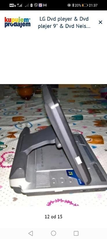 ventilatori na prodaju: Prenosivi DVD plejer sa LCD ekranom od 9 inča. - Preklopni dizajn sa — 2