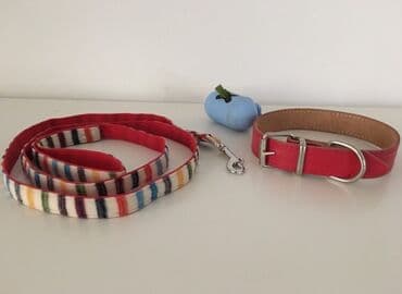 Nov, ne koriscen PUPPIA POVODAC OGRLICA ZA PSE i CAMON kutijica za