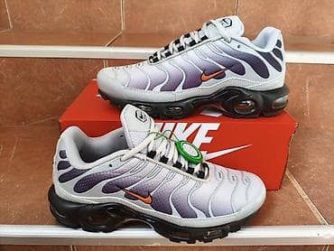 Nike Air Max TN Light Gray/Black/Orange Red Nike PAKOVANJE! Uzivo su