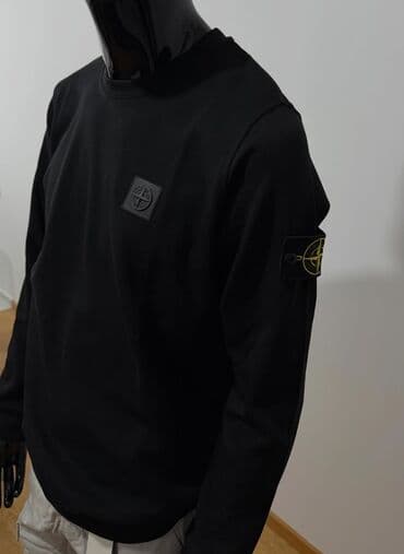 Jeans: Sweatshirt, Stone Island, color - Black — 1