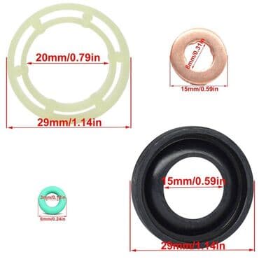 bobina fiat punto 1.2 8v cena: Semering podloske gumice za dizne 1.6HDI/TDCI set NOVO! Set — 2