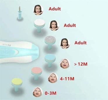 stvari za devojčice: Cena 1290 dinara Komplet za negu bebe - Električna turpija za nokte za — 12