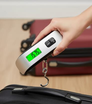 punjac i baterija parkside: Digitalna prenosiva vaga za prtljag,robu i td - Tip: ručna viseća — 1