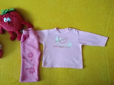 kipsta majice: Paket: Majice, Trenerke, Za devojčice, uzrast: 12 meseci — 2