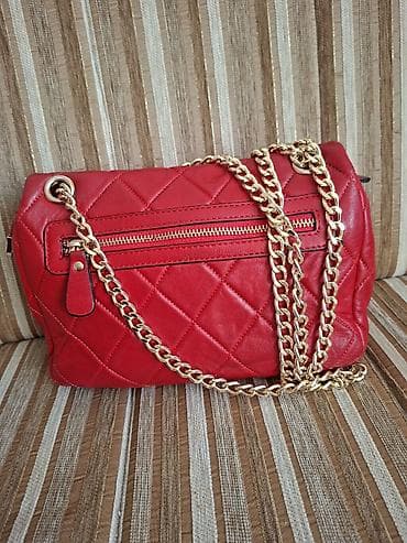 aldo torbe katalog: Crvena ženska torba “Coffee With Milk” – štepani dizajn - Materijal — 2