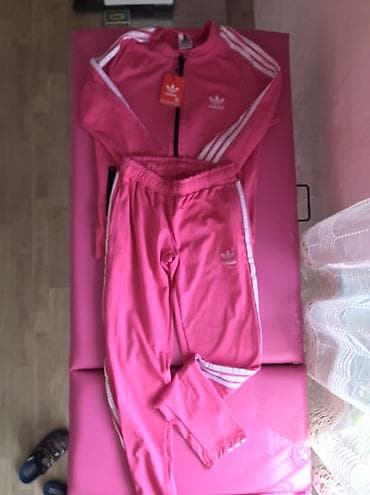 samba adidas patike: Adidas trenerka – komplet (jakna + donji deo), ženska - Boja: roze sa — 2