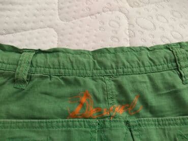 pepco lanene pantalone: Desigual sorts-bermude, materijal pamuk i lan, veoma zanimljiv model — 10
