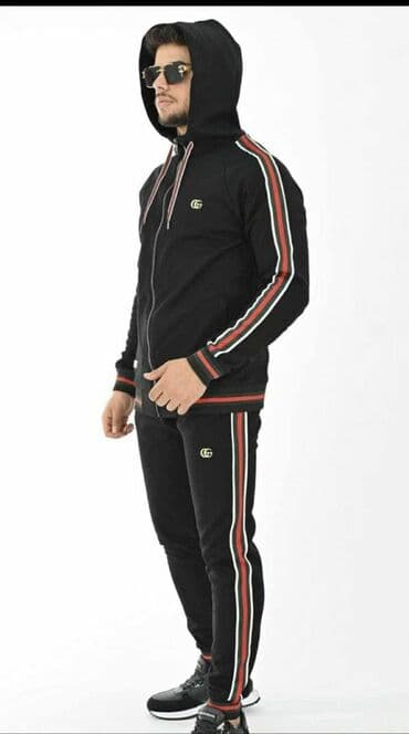 Prsluci: Komplet, 2XL, L, M, Gucci, bоја - Crna, Pamuk — 2