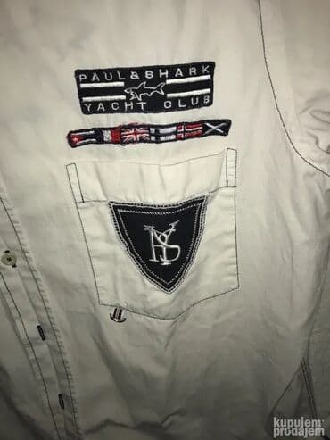 springfield kosulje muske: Original Paul &Shark kosulja M 100% cotton Ramena 44cm, duzina — 2