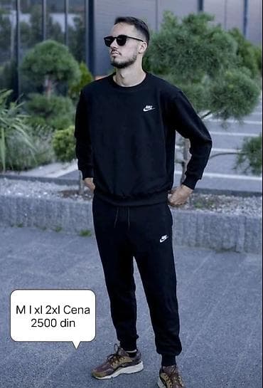 muske tangice: Trenerka Nike, bоја - Crna — 1