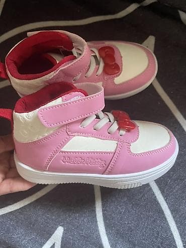 crteži mačke: Dečije patike Hello Kitty – roze/belo/crvene - Dizajn sa Hello Kitty — 3
