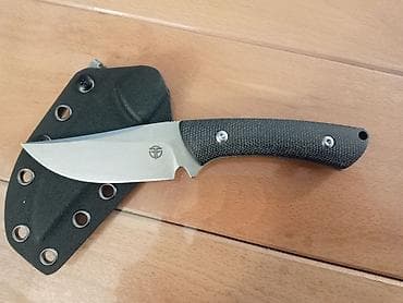 Fiksni nož sa futrolom - Oštrica: drop-point profil, mat saten