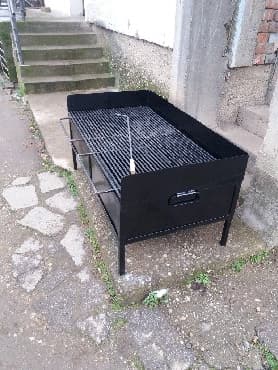 izrada roštilja: Roštilj na ugalj, Novo — 2