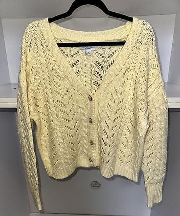 AMISU Knitwear ženski kardigan - Model: kardigan na kopčanje - — 1