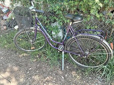 polovni bicikli ruma: Ženski gradski bicikl – ljubičasti ram sa spuštenom gornjom cevkom — 6