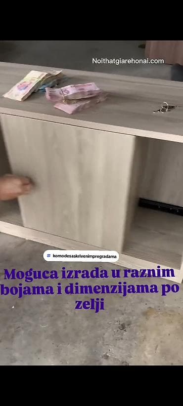 jysk komode za previjanje: Komoda sa skrivenom fiokom Materijal: Komoda se izrađuje od Univera — 6