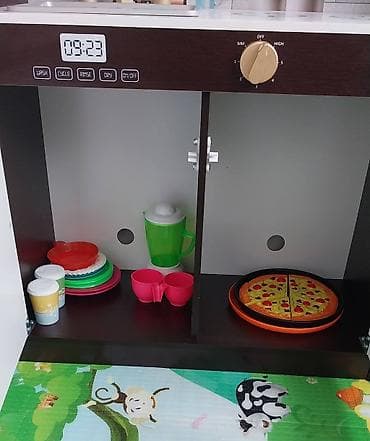 novi sad size: Drvena dečija kuhinja – kompletan set za maštovitu igru - Velika — 5