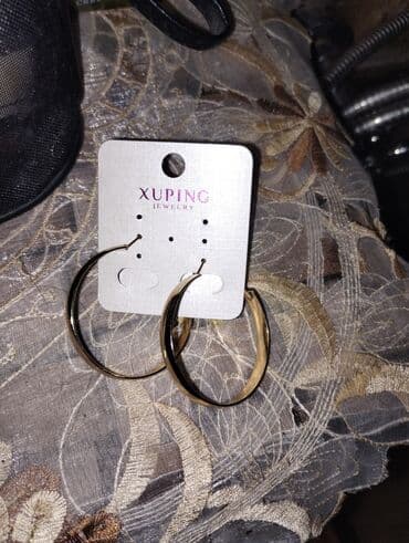 srebrne mindjuse uz uvo: Hoop earrings, Material: Stainless steel — 3
