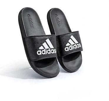 diesel sandale: Adidas crne papuče/klompe za svaki dan - Model: klasične klizne — 1