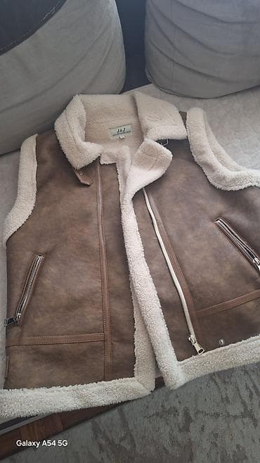 lek za sinuse: J&J prsluk sa veštačkim krznom (shearling stil) - Model: bez — 3