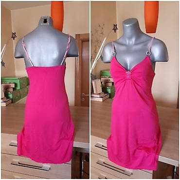 Skafanderi: Ženska haljina S-VIP Collection, jarko roze boje. - Veličina: M - — 2