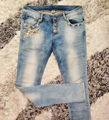 pantalone elipsa: Jeans, Low rise, Skinny — 1