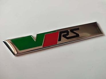 NATPIS VR-S HROM ZA ŠKODA OCTAVIA | Samolepljivi natpis VR-S hrom